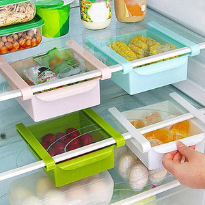 Transform Your Refrigerator with Our Hanging Plastic Storage Rack