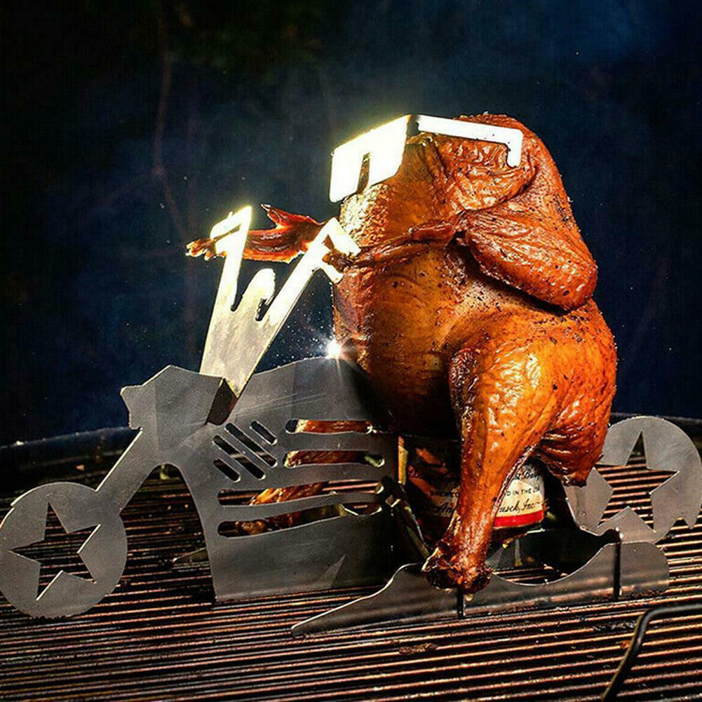 Why You Need the Chicken BBQ Roasting Stand Steel Grill Rack