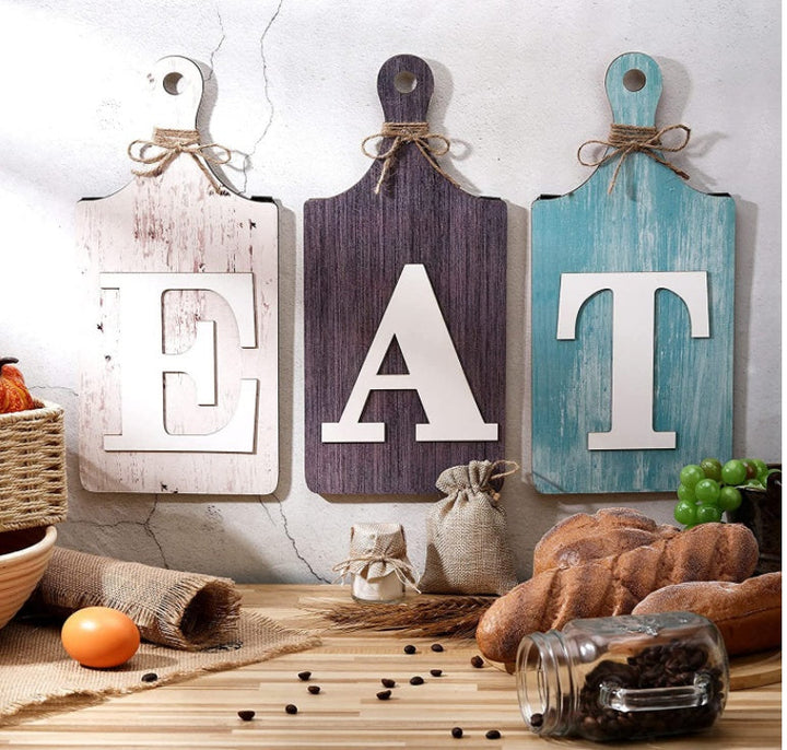 Wooden Farmhouse Kitchen Hanging Decor Pendant