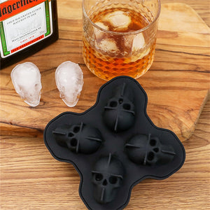 Unleash Your Inner Mixologist with Our 3D Skull Silicone Mold!