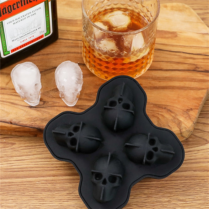 Unleash Your Inner Mixologist with Our 3D Skull Silicone Mold!