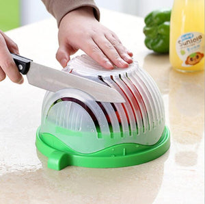 Creative Salad Cutter - The Kitchen Gadget You Never Knew You Needed!
