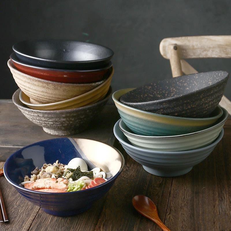 Discover the Charm of Japanese Vintage Ceramic Ramen Tableware